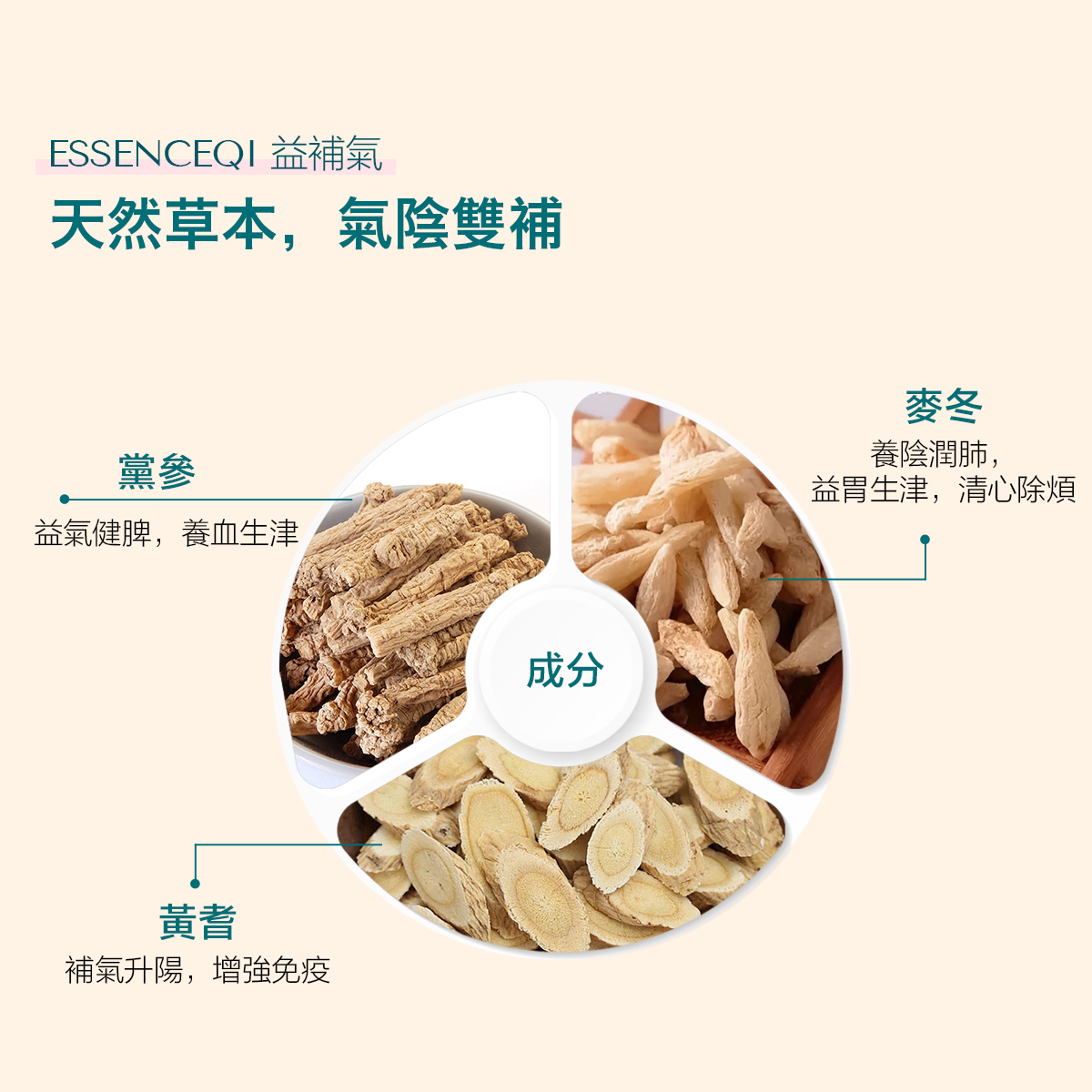 益補氣 草本成分