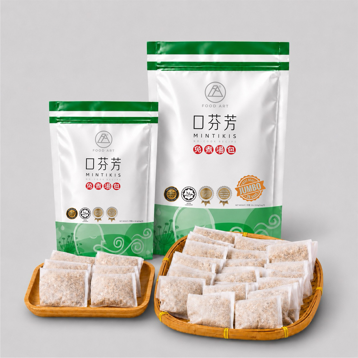 口芬芳 包裝與湯包